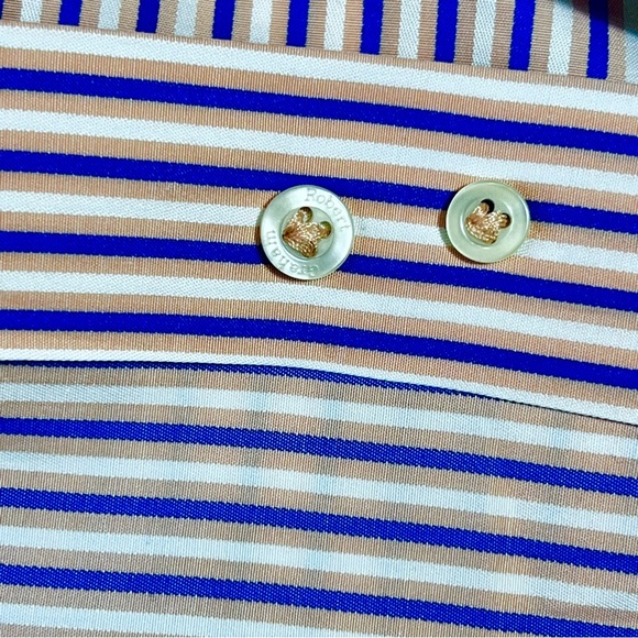 Robert Graham Blue and Pink Dress Shirt - Picture 6 of 11